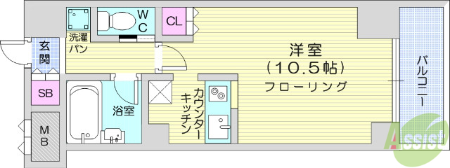 フォレスト・ヒル仙台青葉の間取り