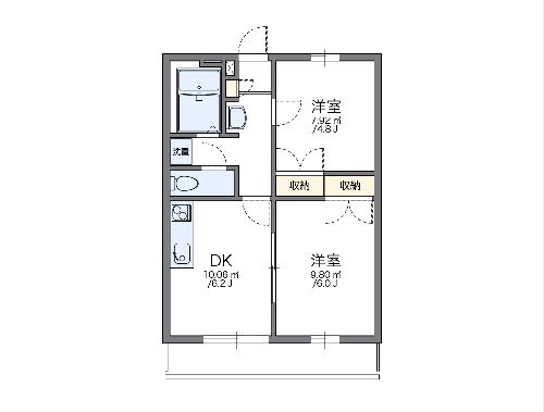 レオパレス石塚の間取り