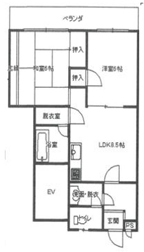 ダイヤモンドハイツの間取り