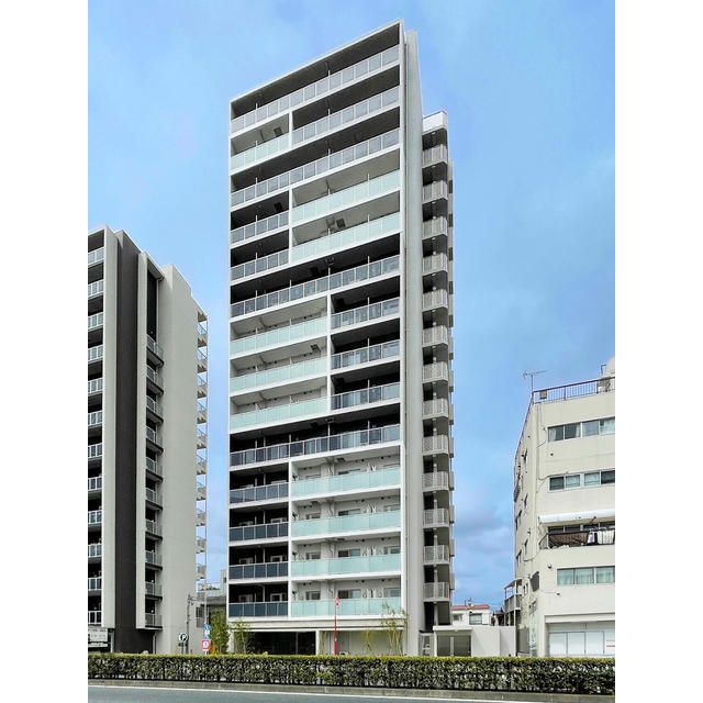 【品川区東中延のマンションの建物外観】