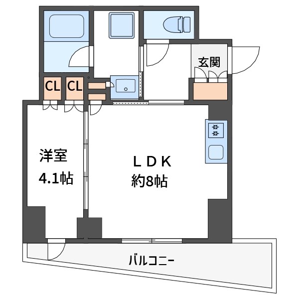 豊島区巣鴨のマンションの間取り