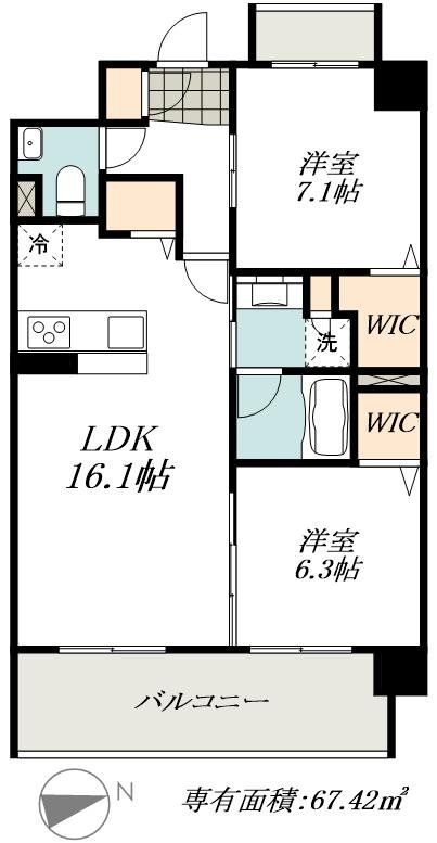 クオリア覚王山の間取り