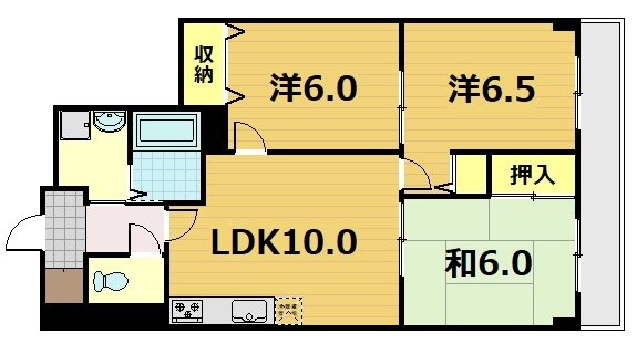 エーデル音羽の間取り