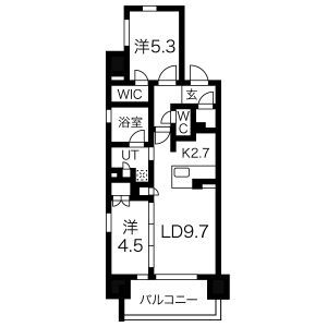 ローレルアイ名駅東の間取り