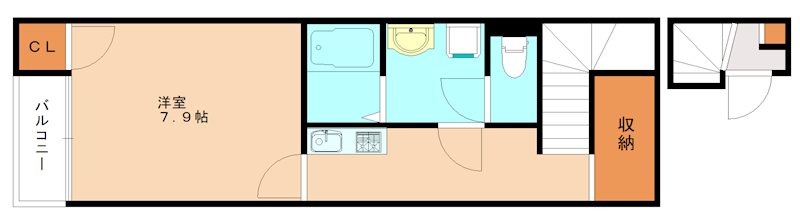 レオネクスト水晶館Vの間取り