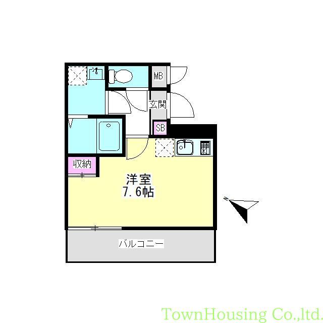 【品川区戸越のマンションの間取り】