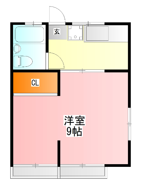 石井コーポの間取り