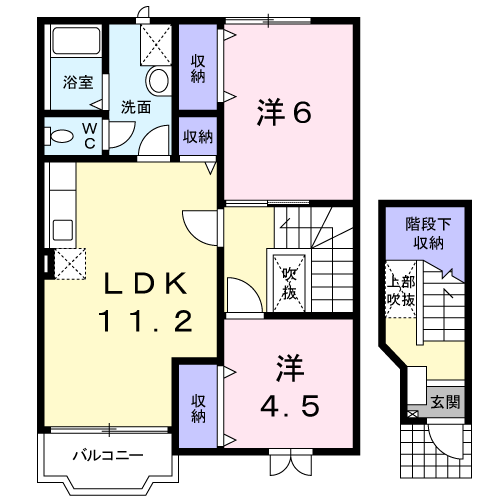 ソレーユ　Ｃの間取り