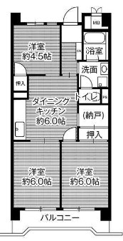 ビレッジハウス港島タワーの間取り