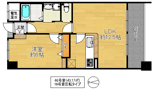 オルゴグラート鶴見の間取り