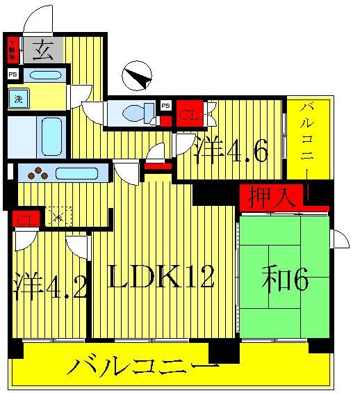 パーク・ノヴァ柏の間取り