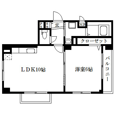 キャピタルライフ御所南の間取り