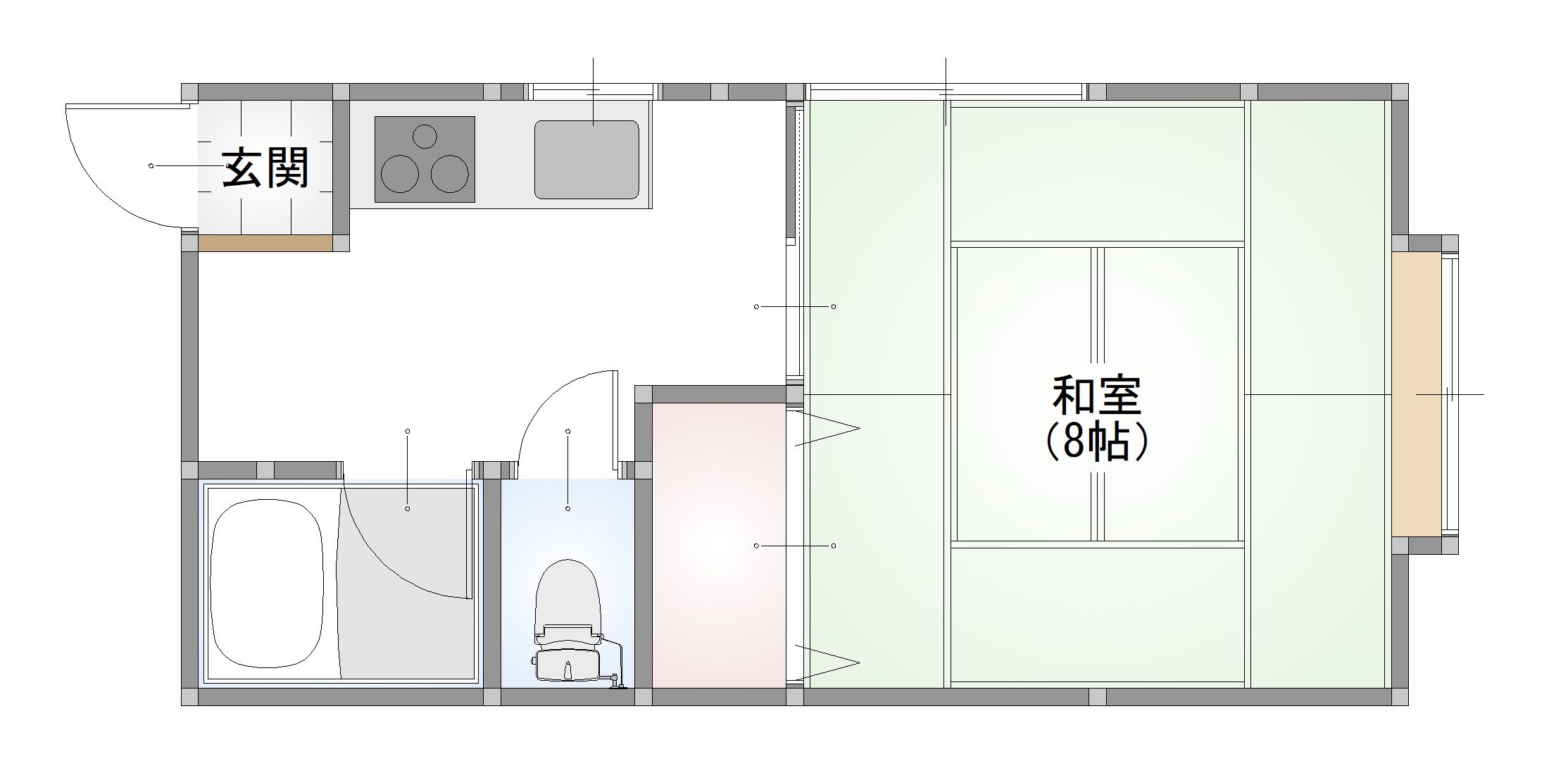 コーポヒカリの間取り