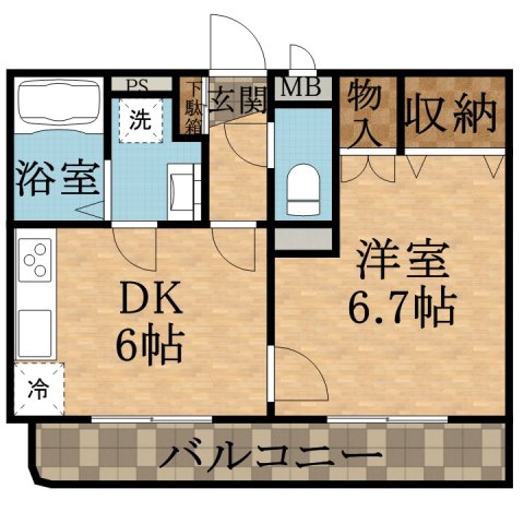 アスライフ宝塚山本ガーデンの間取り