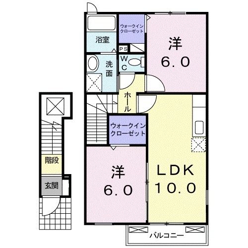 プティ　アンジュIの間取り