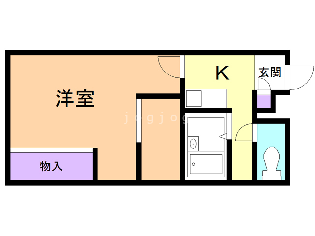 レオパレスプレミールの間取り