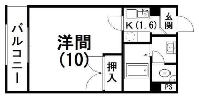 アルシェ浜松の間取り