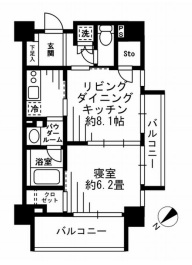 レジディア池尻大橋の間取り