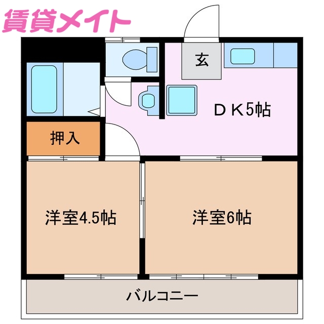 スターハイツ八幡の間取り