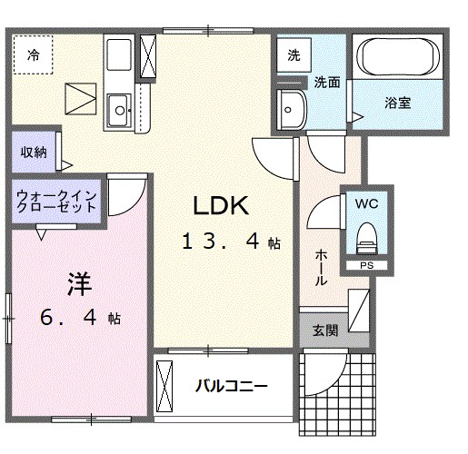 フレンドの間取り