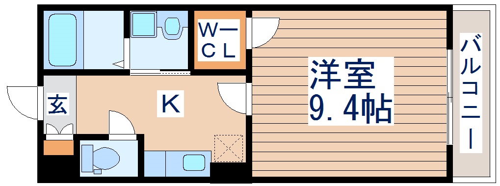 アヴァンセ高砂IIの間取り