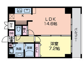 グレンパーク江坂IIの間取り