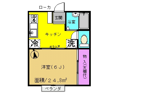 ドルミいのはなの間取り