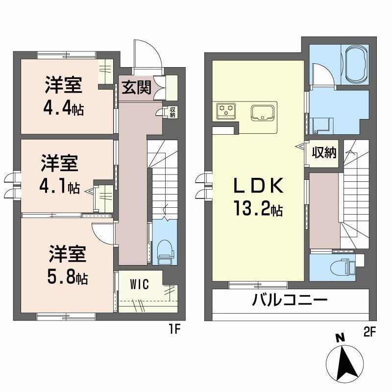 カサデルビアンカの間取り