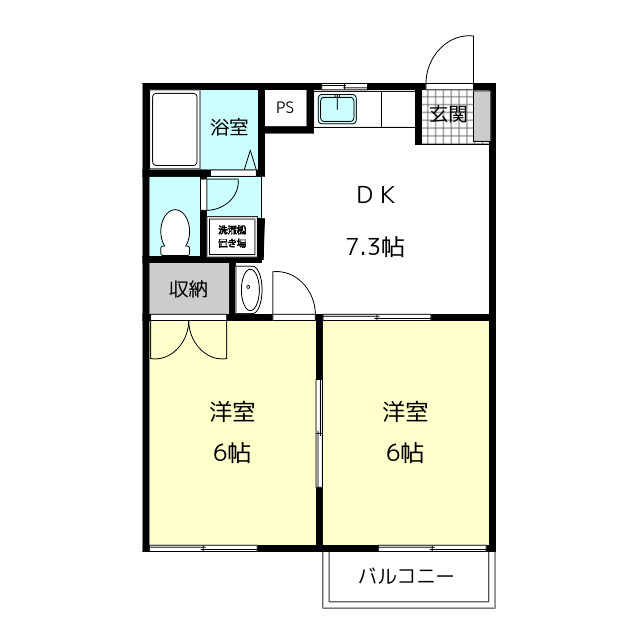 ユートピア越津の間取り