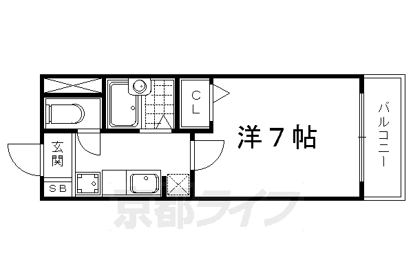 リバーロードタカノの間取り