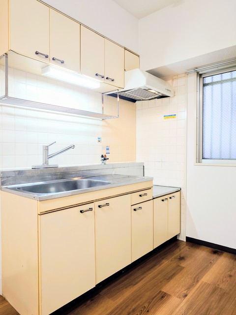 キッチン　２口ガス対応キッチン