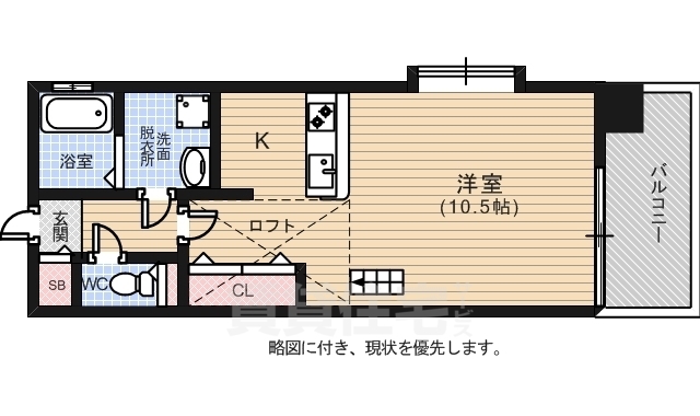 アイステージ十日市の間取り
