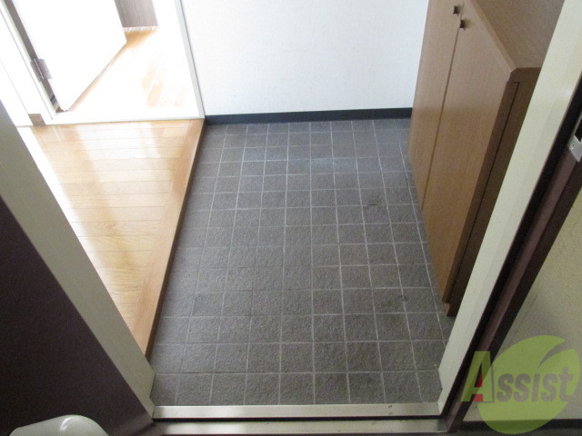 玄関　シューズボックスもありたくさん収納できます