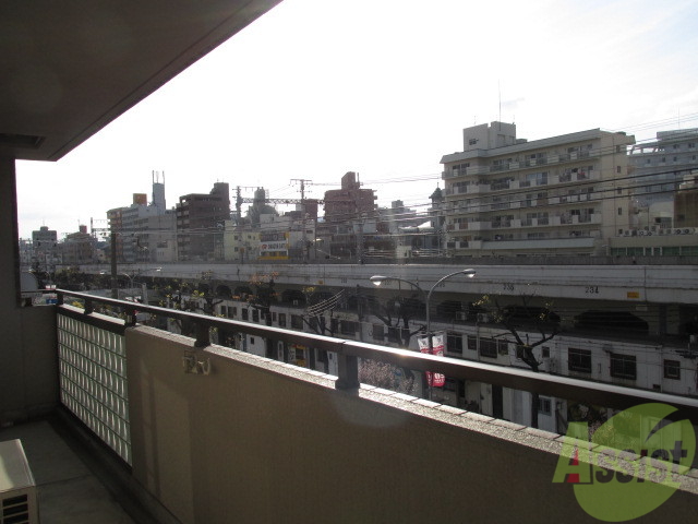 バルコニー　見晴らしいいですね～