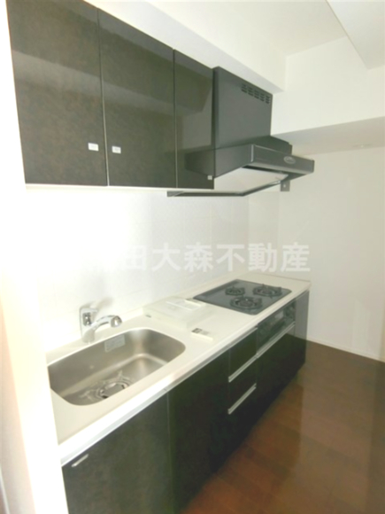 キッチン　3口ガスグリル付システムキッチン