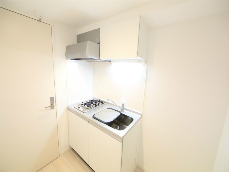 キッチン　システムキッチン（ガス2口）冷蔵庫・レンジ等ご用意できます