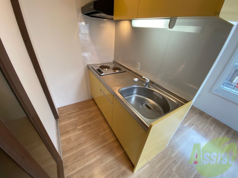 キッチン　キッチンはスペースも広々していて使いやすそうですよ！