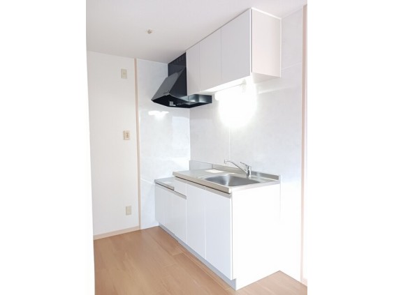 キッチン　ガスコンロ設置可