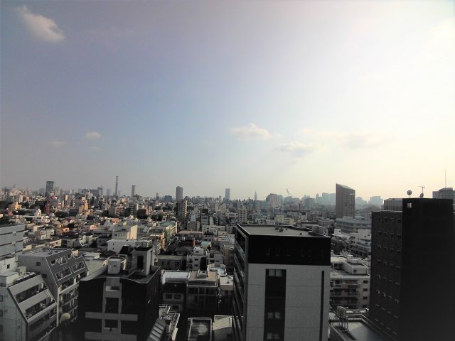 眺望　13階バルコニーからの眺望です。【フレンシア文京関口】