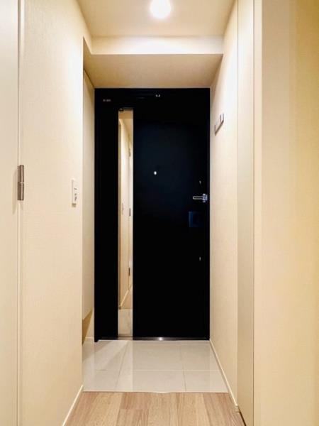 玄関　収納もある玄関です