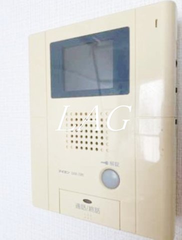 セキュリティ　モニター付きインターホンです。
