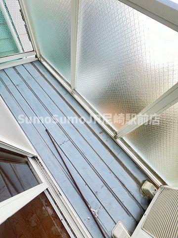 バルコニー　広々としたバルコニーです