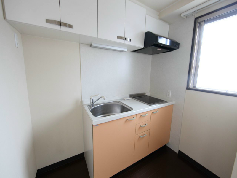 キッチン　システムキッチン（ＩＨ2口）冷蔵庫・レンジ等ご用意できます