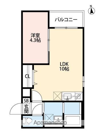 ＪＲ東海道本線 立花駅 徒歩6分 3階建 築8年の間取り写真
