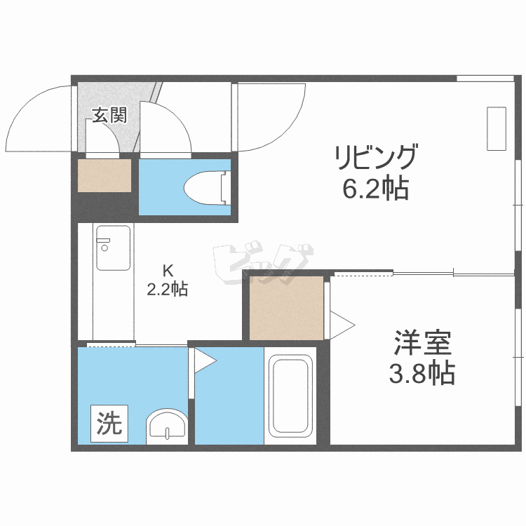 ウェリナ幌平橋の間取り写真