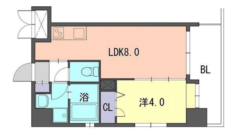 西鉄天神大牟田線 西鉄平尾駅 徒歩3分 10階建 築19年の間取り写真