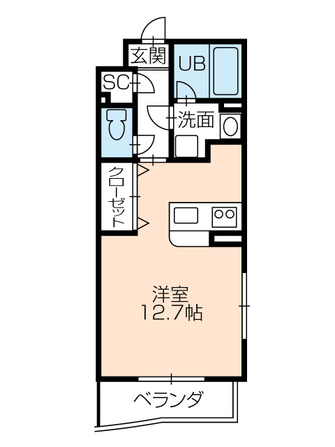 モンプリエールの間取り