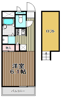 レオパレスＭＡＲＵＹＡの間取り