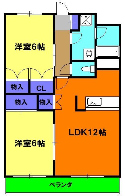 島田市竹下のマンションの間取り