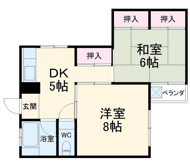 名古屋市千種区山門町のマンションの間取り